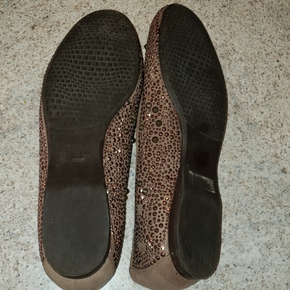 Stuart weitzman studded tan flats - Picture 5 of 8